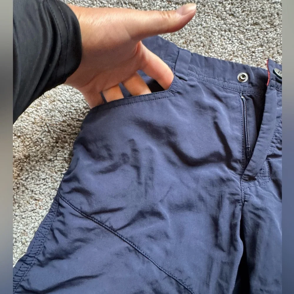 Kids Navy Blue & Red/orange Outdoor outfit
